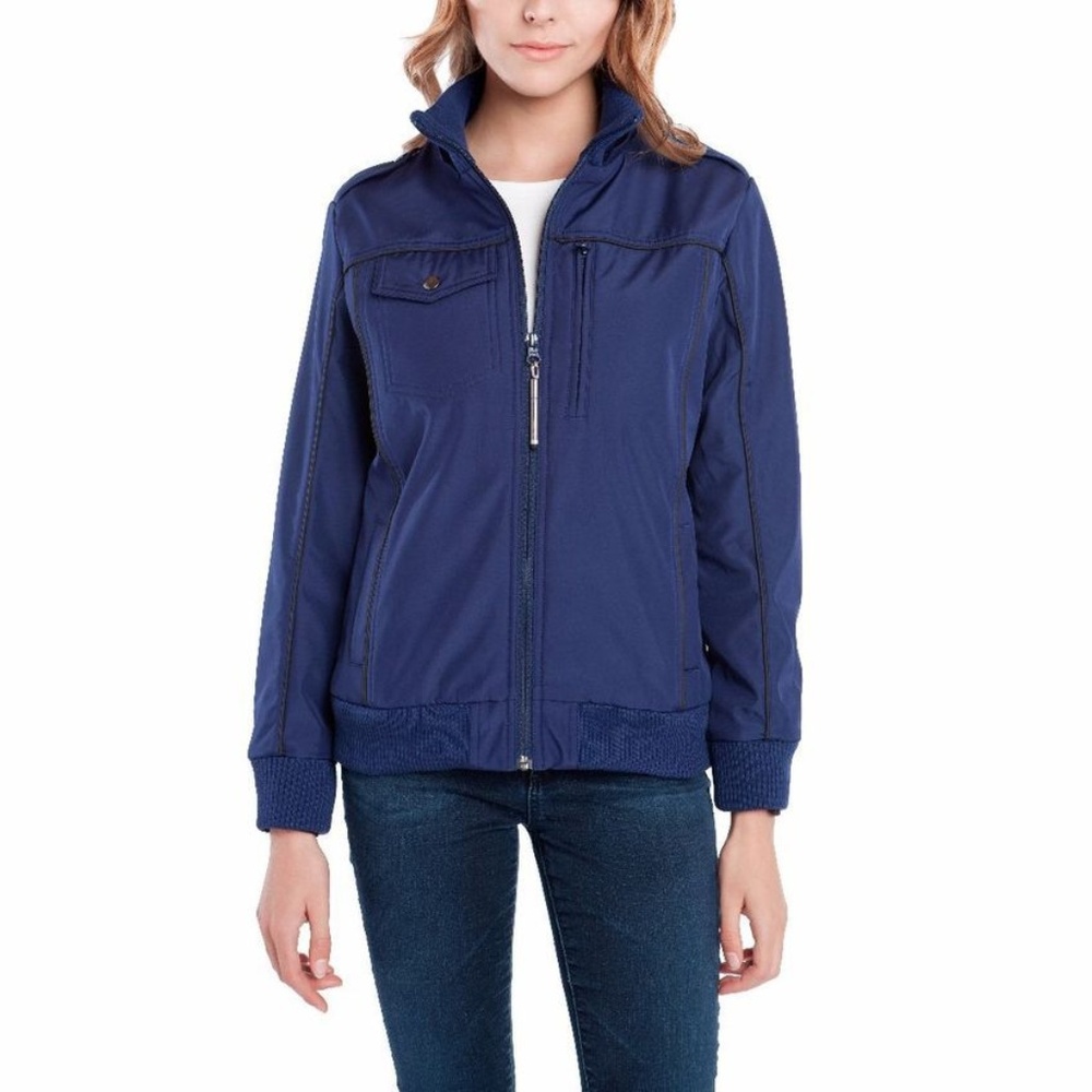 Baubax SIZE XS Women's Bomber Jacket in Blue